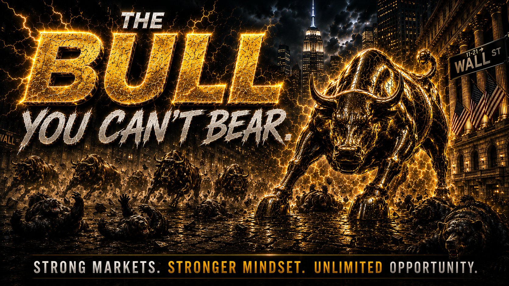 The Bull You Can't Bear — Strong Markets. Stronger Mindset. Unlimited Opportunity.